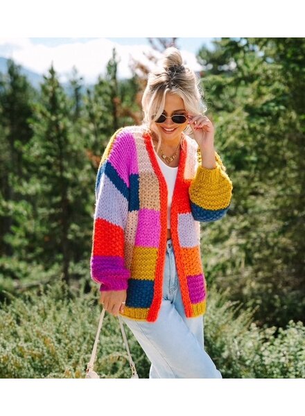 Electric Feels Handknit Cardigan