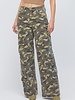 Camo High Rise Cargo Jean
