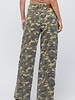 Camo High Rise Cargo Jean