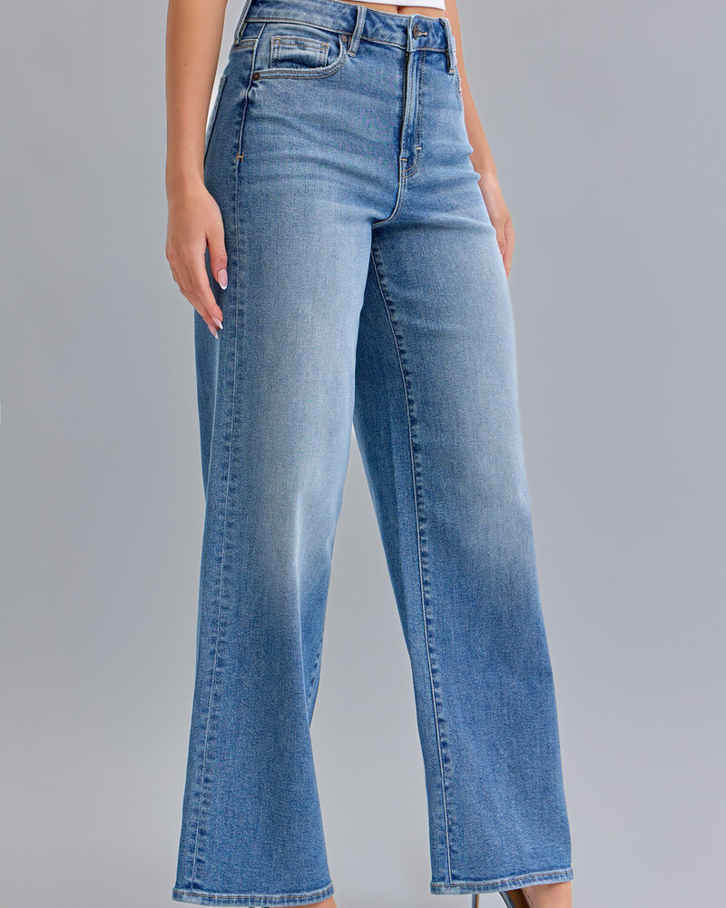 Lyndsay High Rise Wide Leg Jean