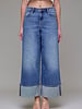 Korine Cuffed Wideleg Jean