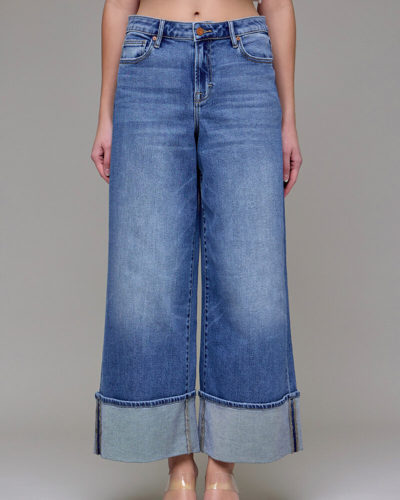 Korine Cuffed Wideleg Jean
