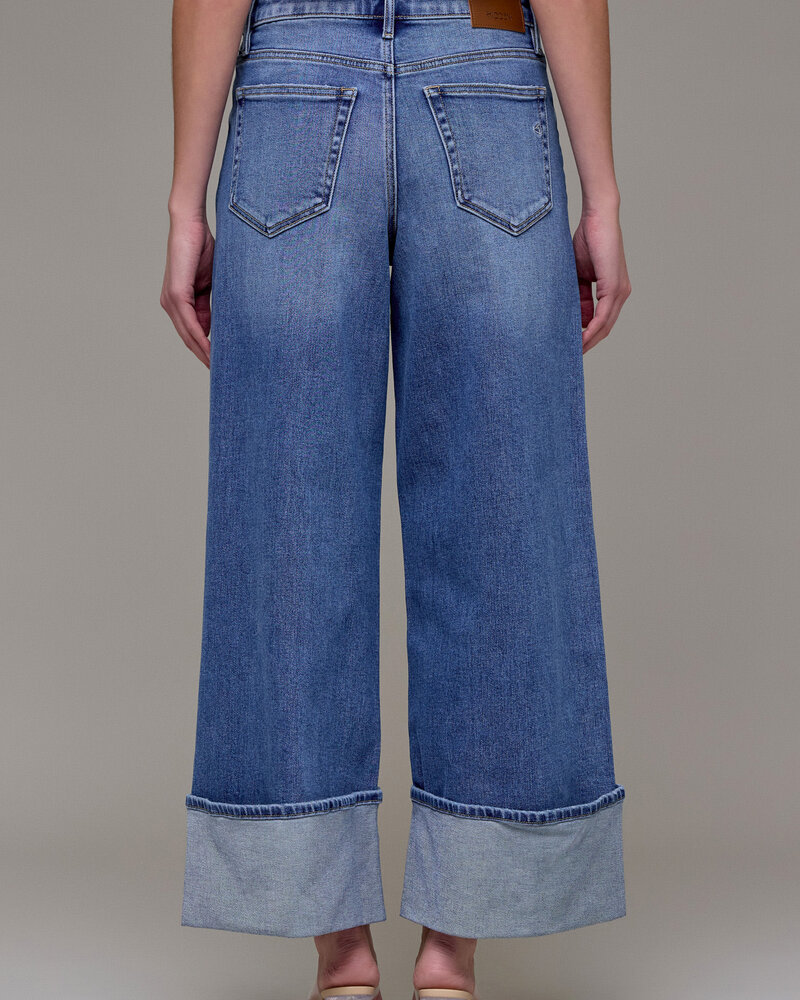 Korine Cuffed Wideleg Jean