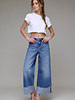 Korine Cuffed Wideleg Jean