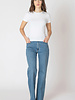 Amaya Basic Ribbed Tee | White