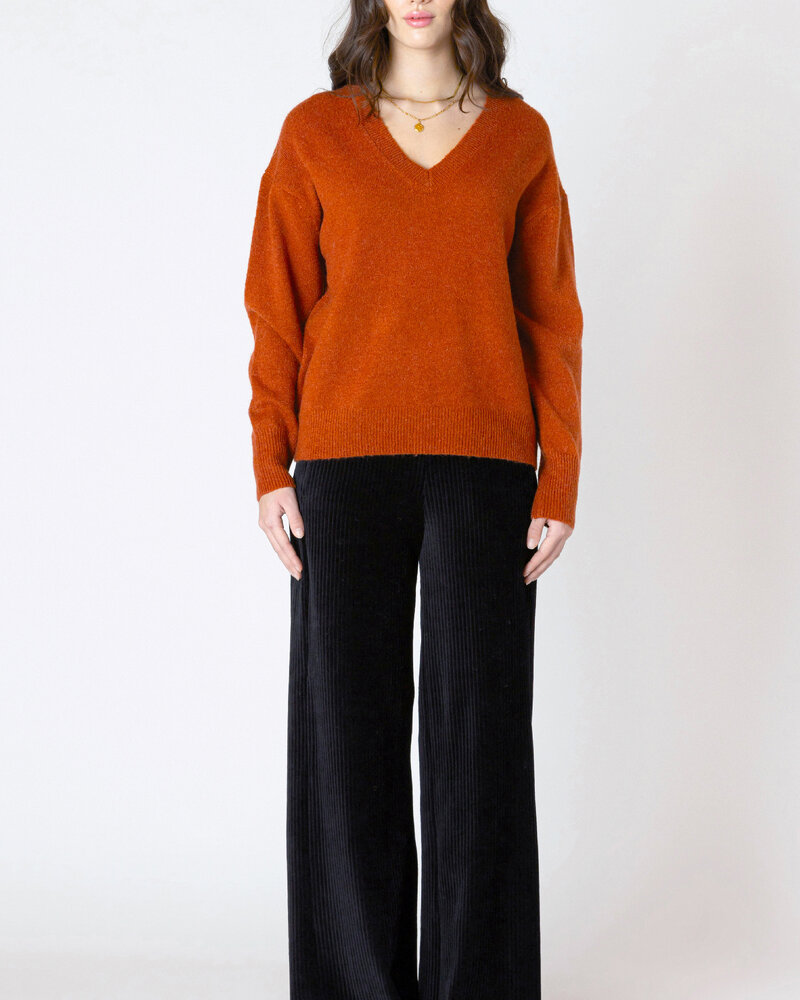 Avery Sweater | Burnt Orange