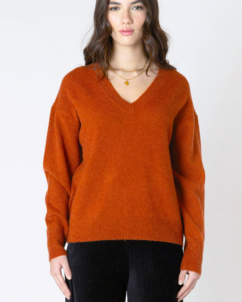 Avery Sweater | Burnt Orange