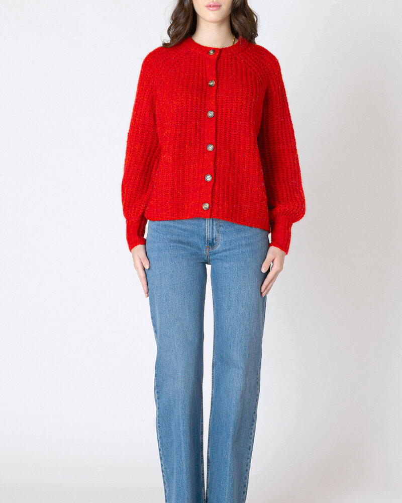 Ren Textured Cardigan | Melange