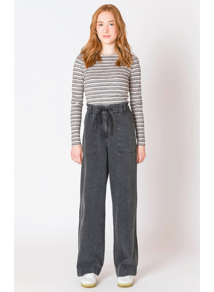 Scarlett Wide Leg Pant | Washed Black