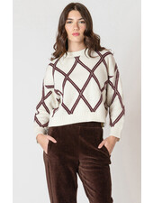 Diamond Check Sweater