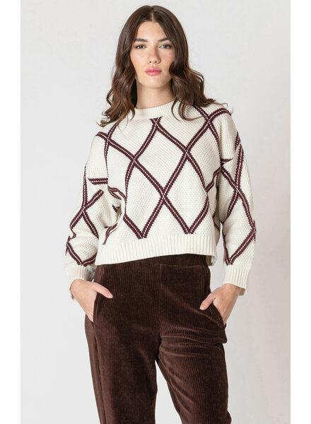 Diamond Check Sweater