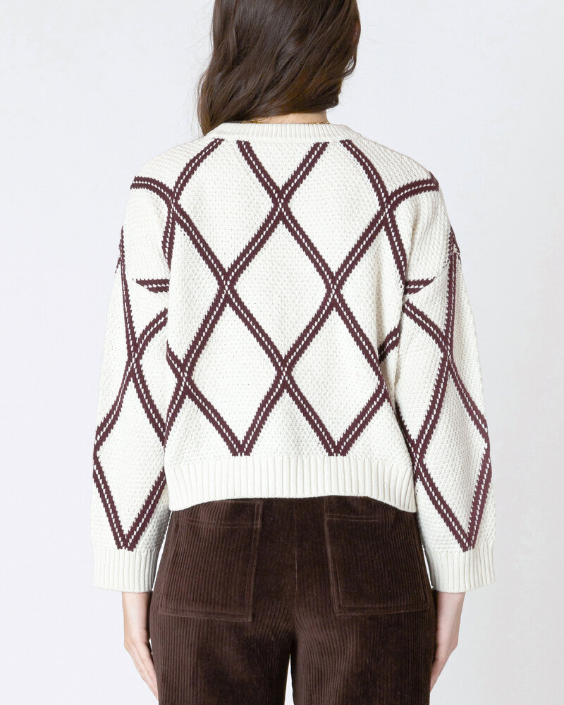 Diamond Check Sweater