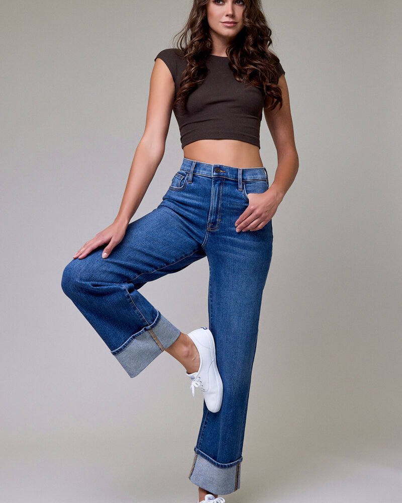 Logan Dad Jean | Deep Blue Cuff