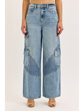 Mary Moto Carpenter Wide Leg Jean