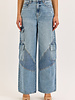 Mary Moto Carpenter Wide Leg Jean