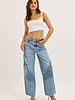 Mary Moto Carpenter Wide Leg Jean