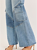 Mary Moto Carpenter Wide Leg Jean