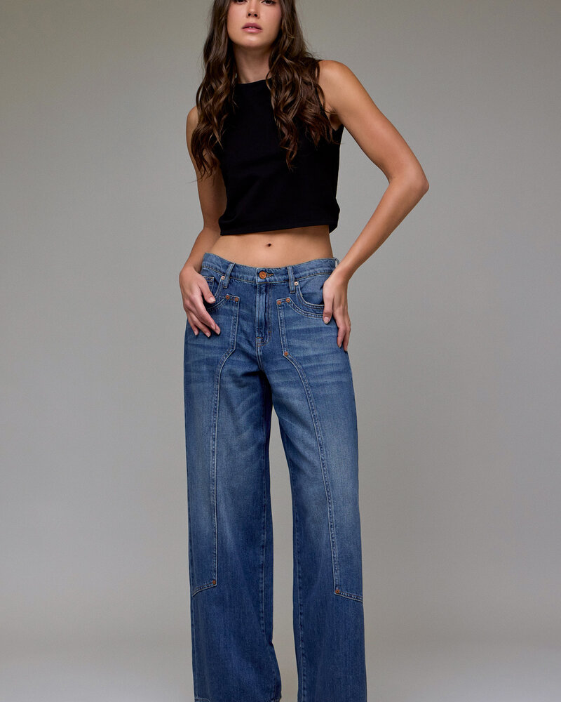Vinne Vintage Patch Baggy Jean