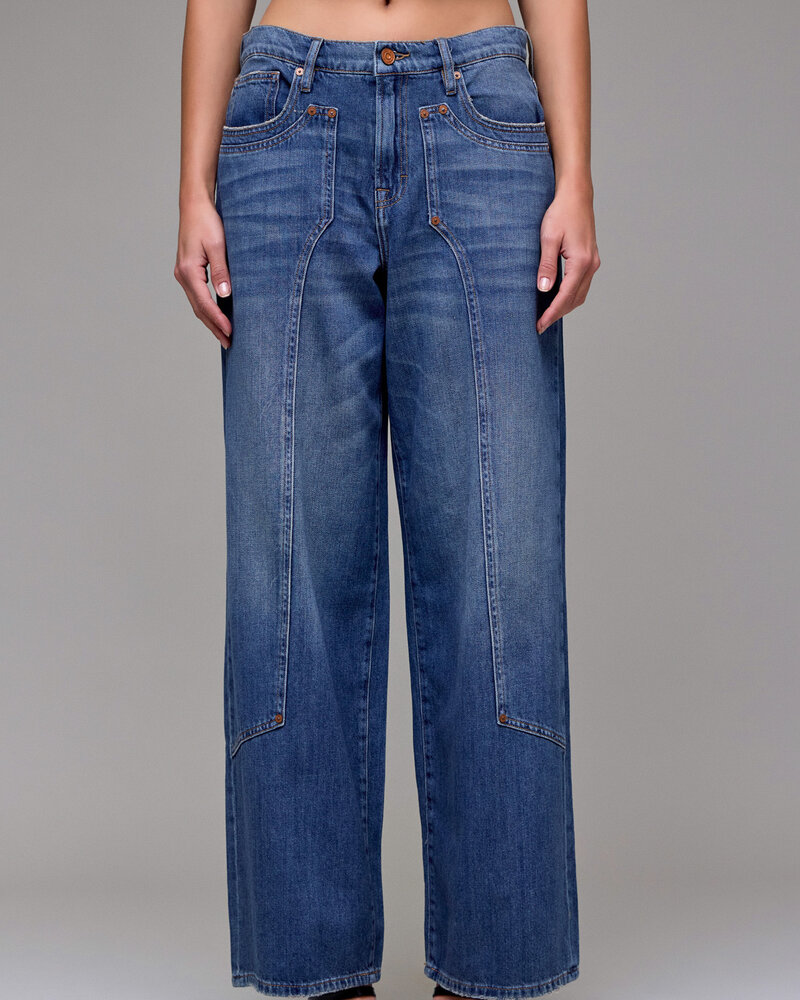 Vinne Vintage Patch Baggy Jean