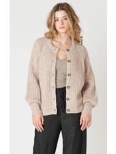 Ren Textured Cardigan | Oat