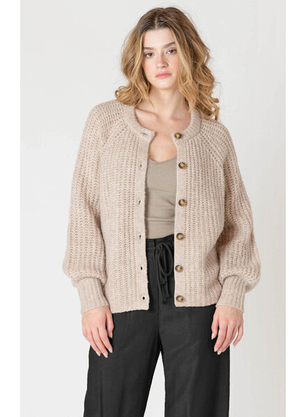 Ren Textured Cardigan | Oat