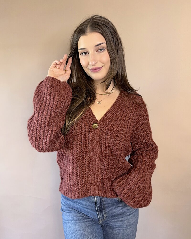 Soleil Cinnamon Cardigan