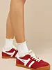 Elan Sneakers | Deep Red / White
