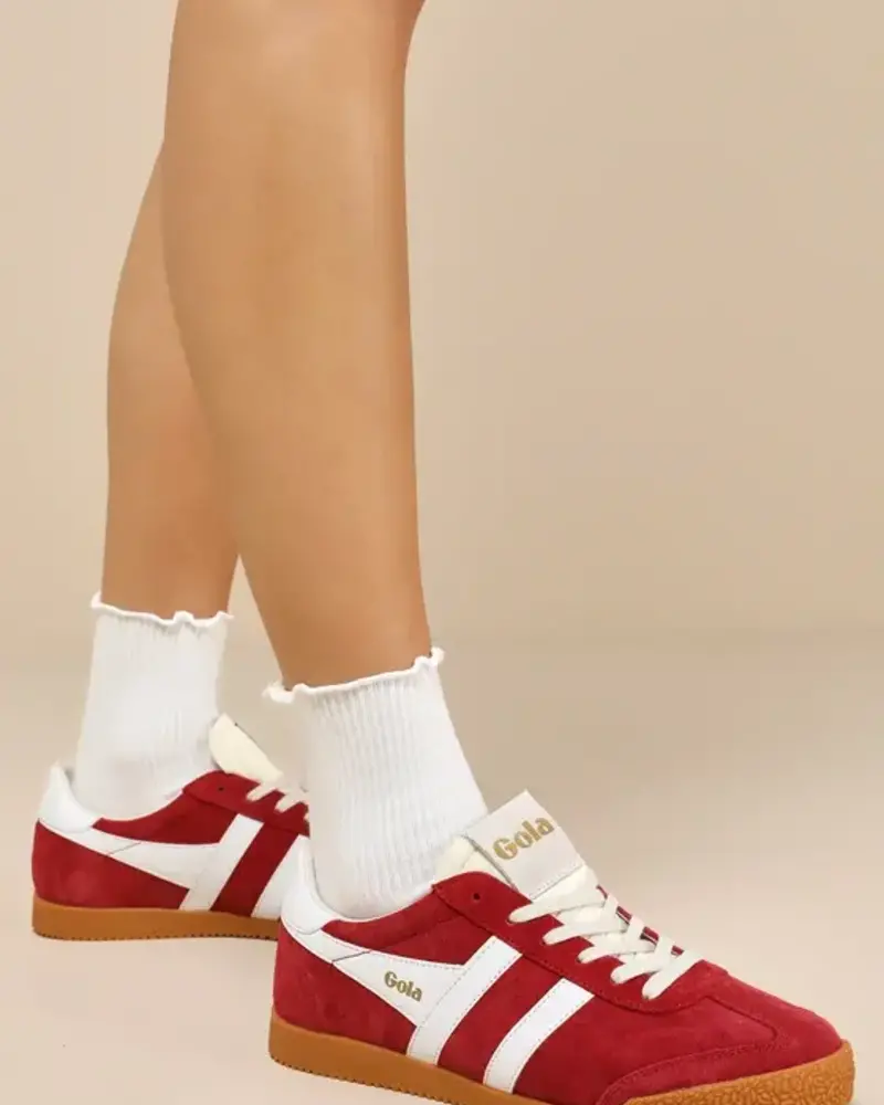 Elan Sneakers | Deep Red / White