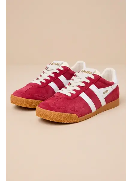 Elan Sneakers | Deep Red / White