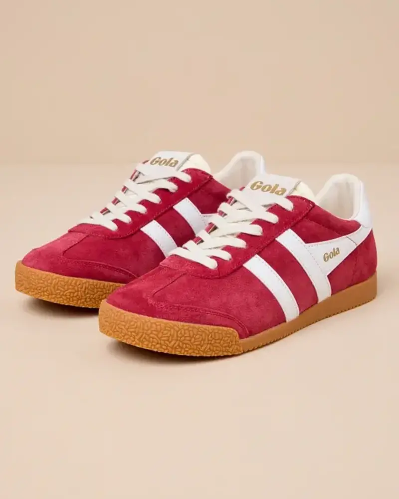 Elan Sneakers | Deep Red / White