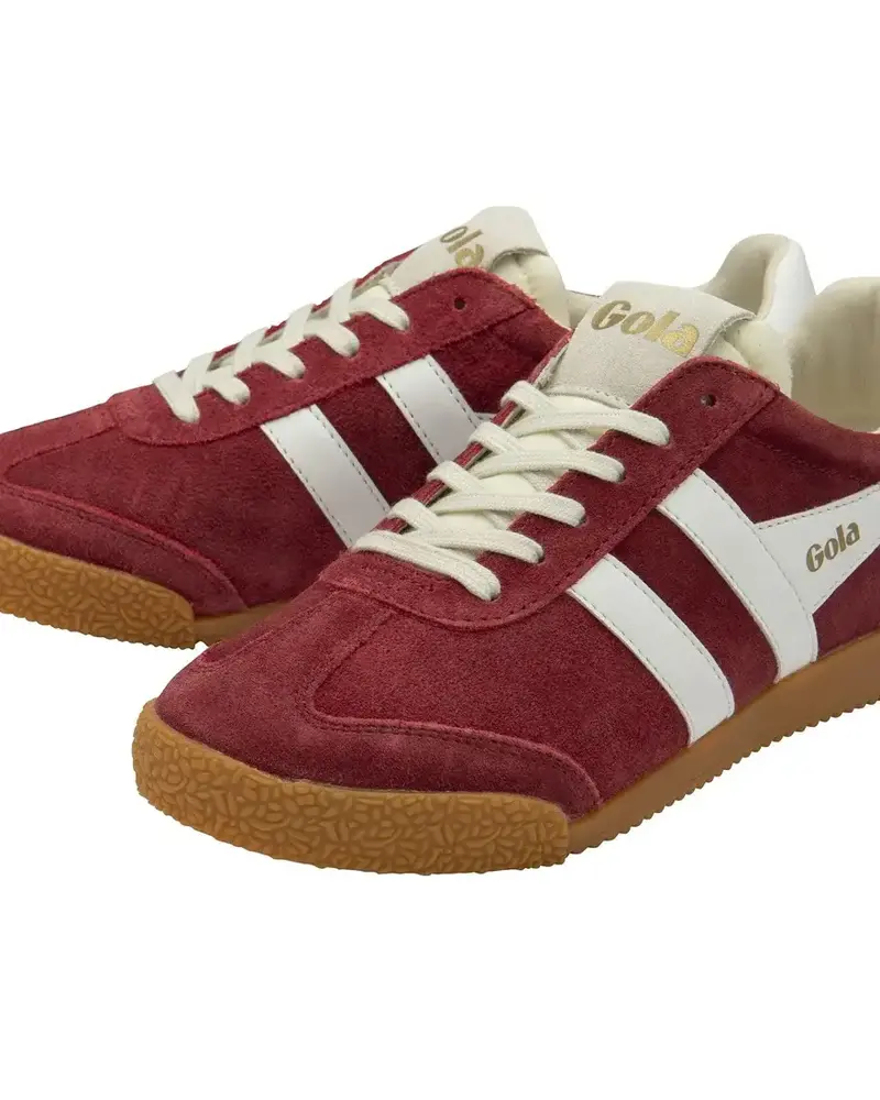 Elan Sneakers | Deep Red / White
