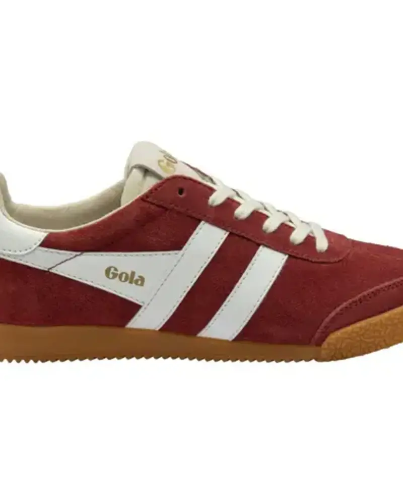 Elan Sneakers | Deep Red / White