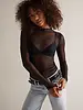 Free People Minding My Business Top | Black