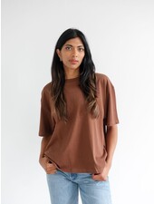 Boxy Tee | Brown