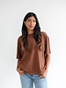 Boxy Tee | Brown
