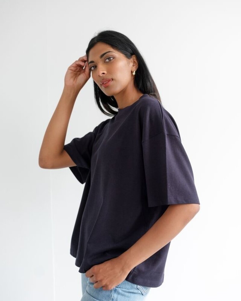 Boxy Tee | Navy