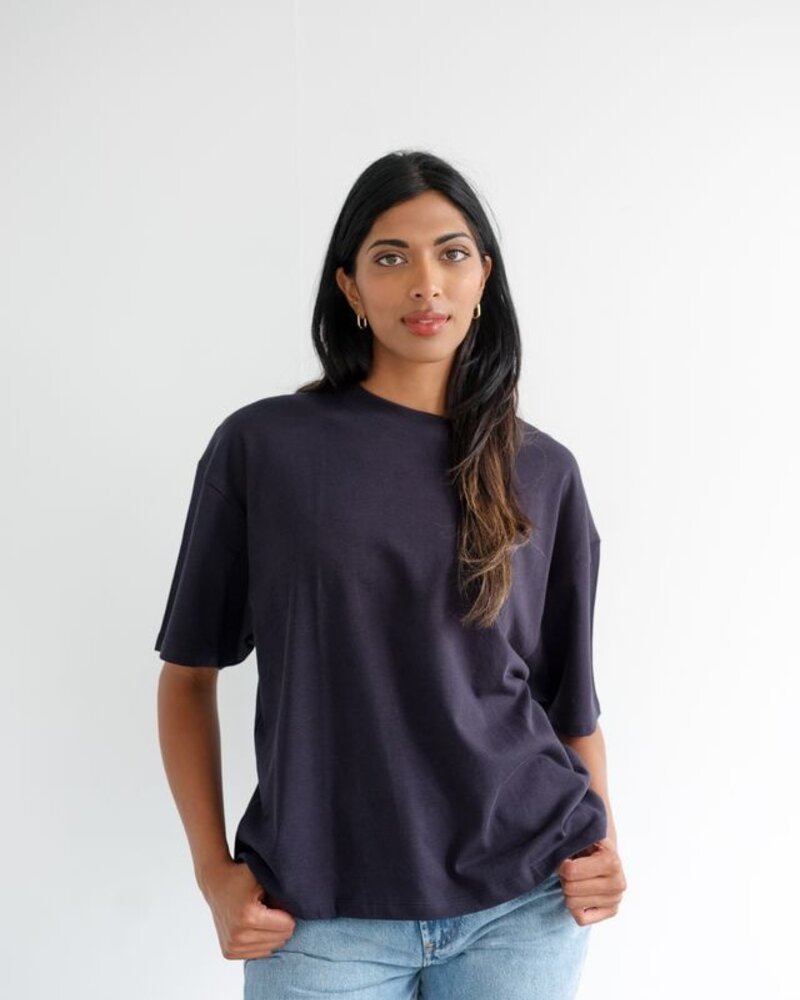 Boxy Tee | Navy