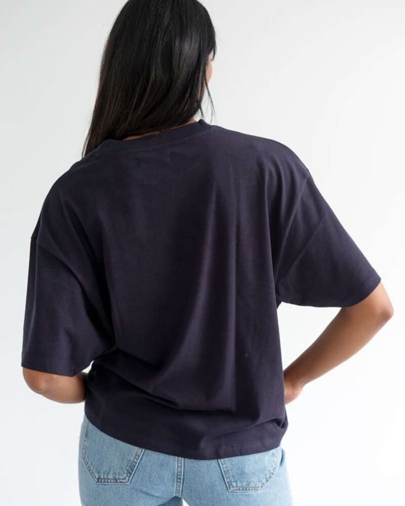 Boxy Tee | Navy