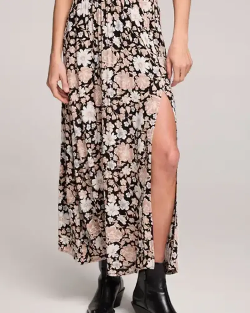 Salt Water Lux Ida Midi Skirt | Black