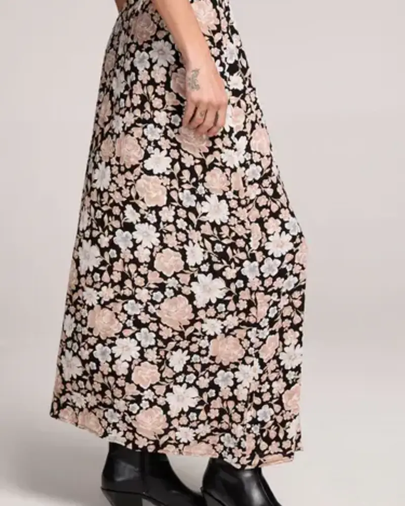 Salt Water Lux Ida Midi Skirt | Black