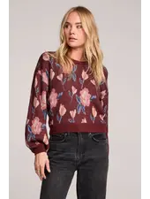 Salt Water Lux Ronnie Sangria Sweater