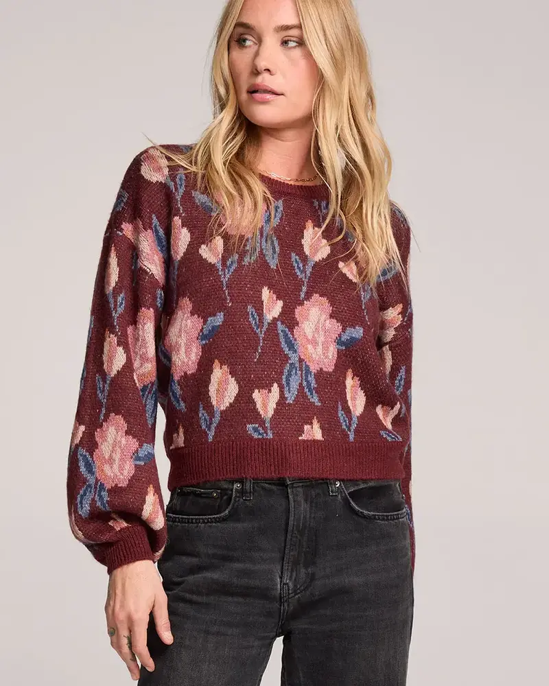 Salt Water Lux Ronnie Sangria Sweater