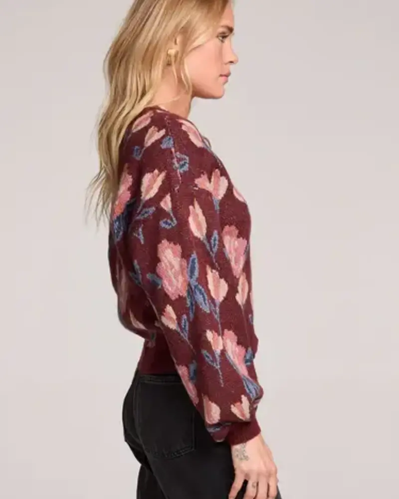 Salt Water Lux Ronnie Sangria Sweater