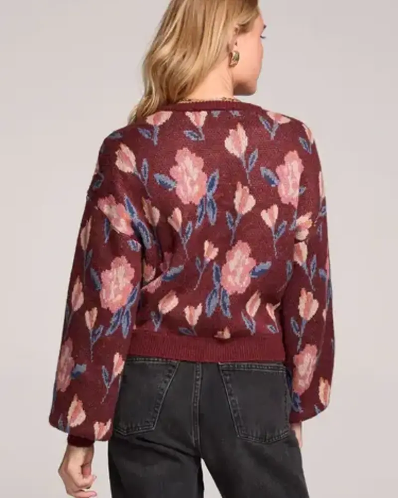 Salt Water Lux Ronnie Sangria Sweater