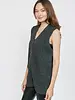 Smash + Tess Adeline Cable Vest | Charcoal