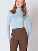 Exposed Seam Turtleneck | Blue