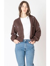Misty Brownie Cardigan