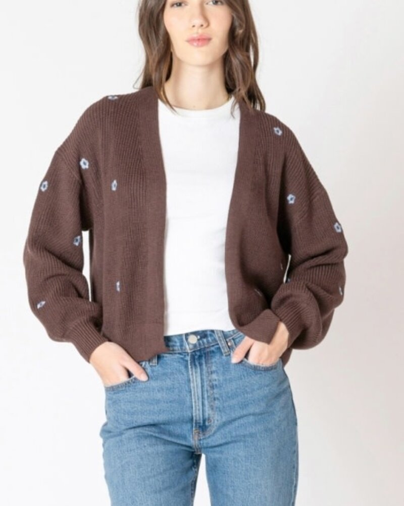 Misty Brownie Cardigan