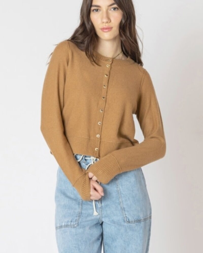 Orla Easy Cardigan | Toffee