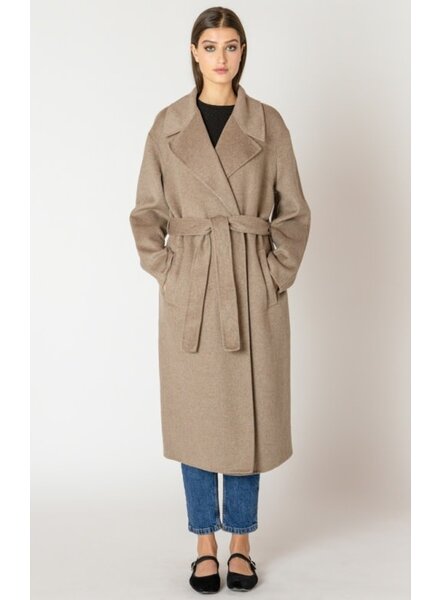 Raven Belted Coat